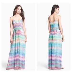 Presley Skye Silk Chiffon Maxi Dress